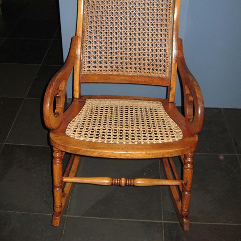 Restauratie antieke schommelstoel